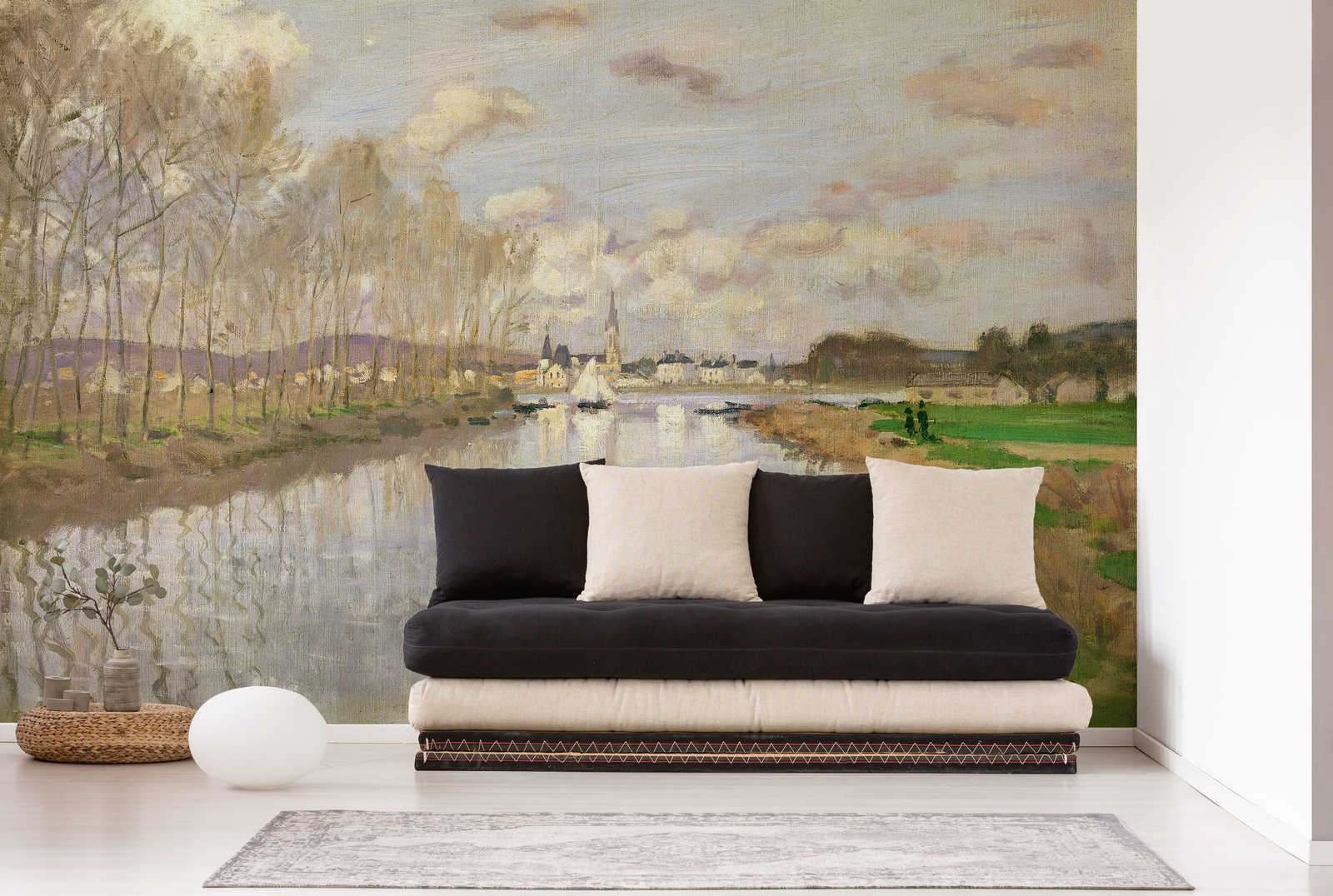             Papier peint panoramique "Le yacht près d'Argenteuil" de Claude Monet
        