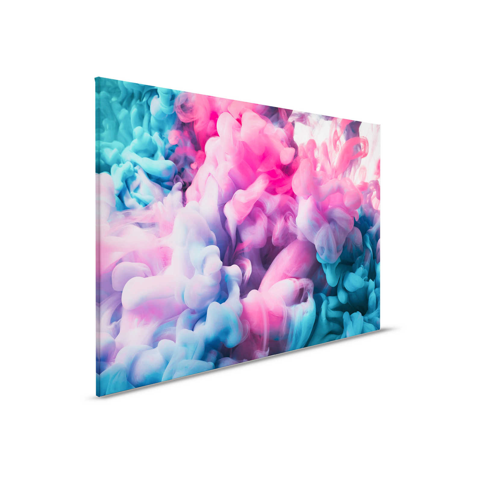         Coloured Smoke Canvas |Pink, Blue, White - 0.90 m x 0.60 m
    