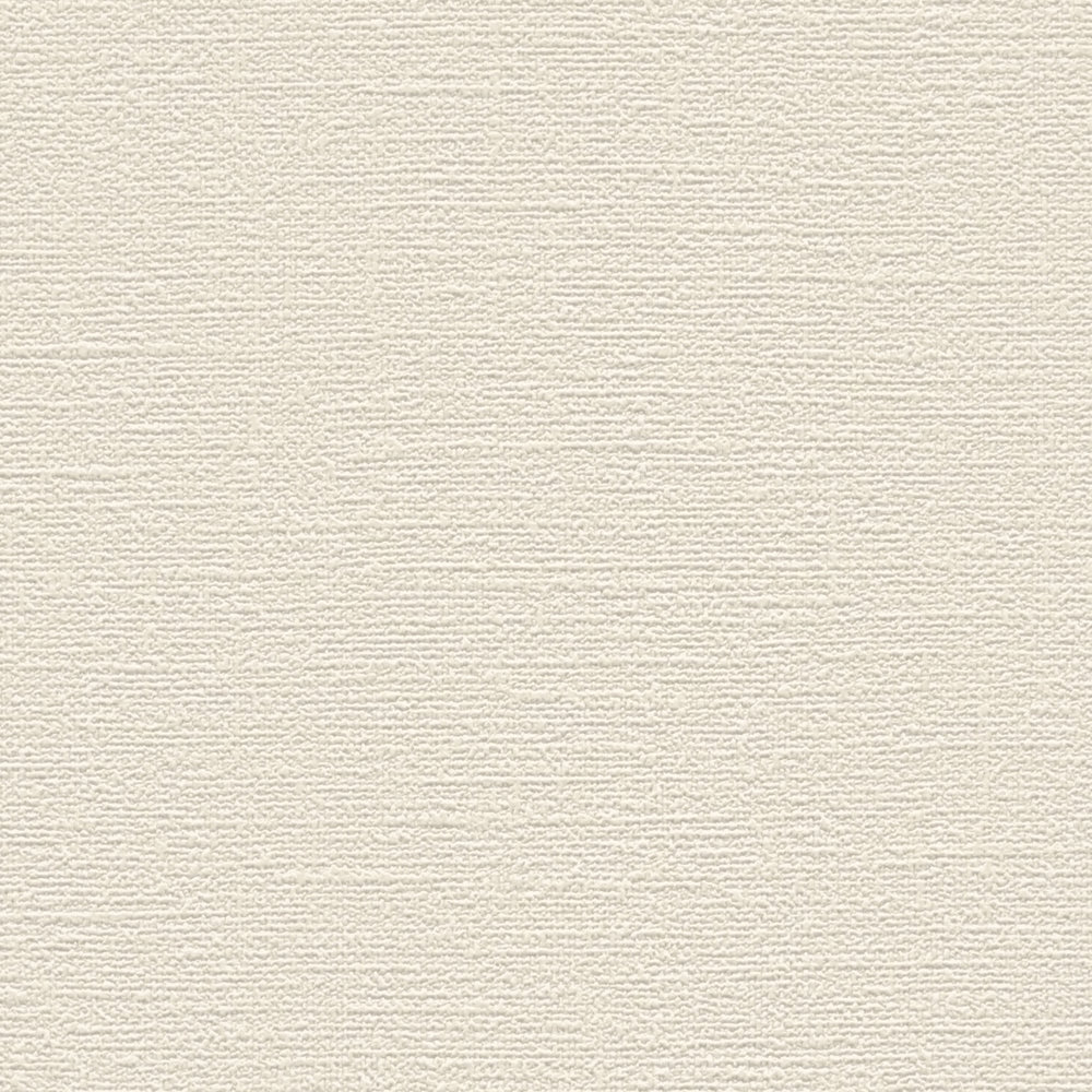             Papier peint intissé uni à structure légère sans PVC - beige, crème
        