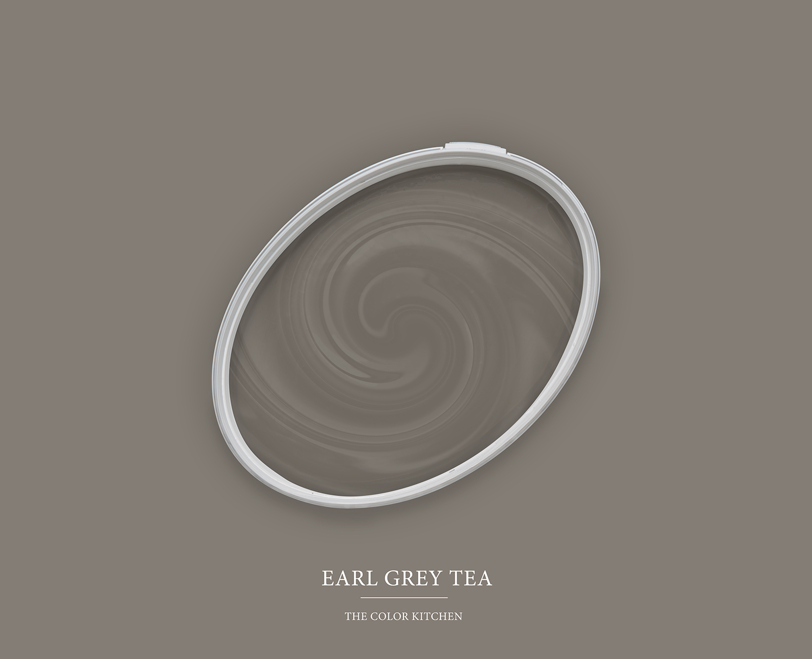 Pintura mural TCK1021 »Earl Grey Tea« en topo verdoso – 5,0 litro
