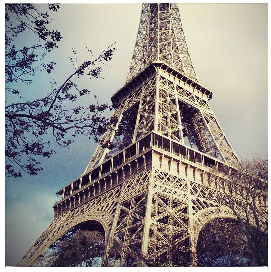            Quadro su tela Torre Eiffel - 0,50 m x 0,50 m
        