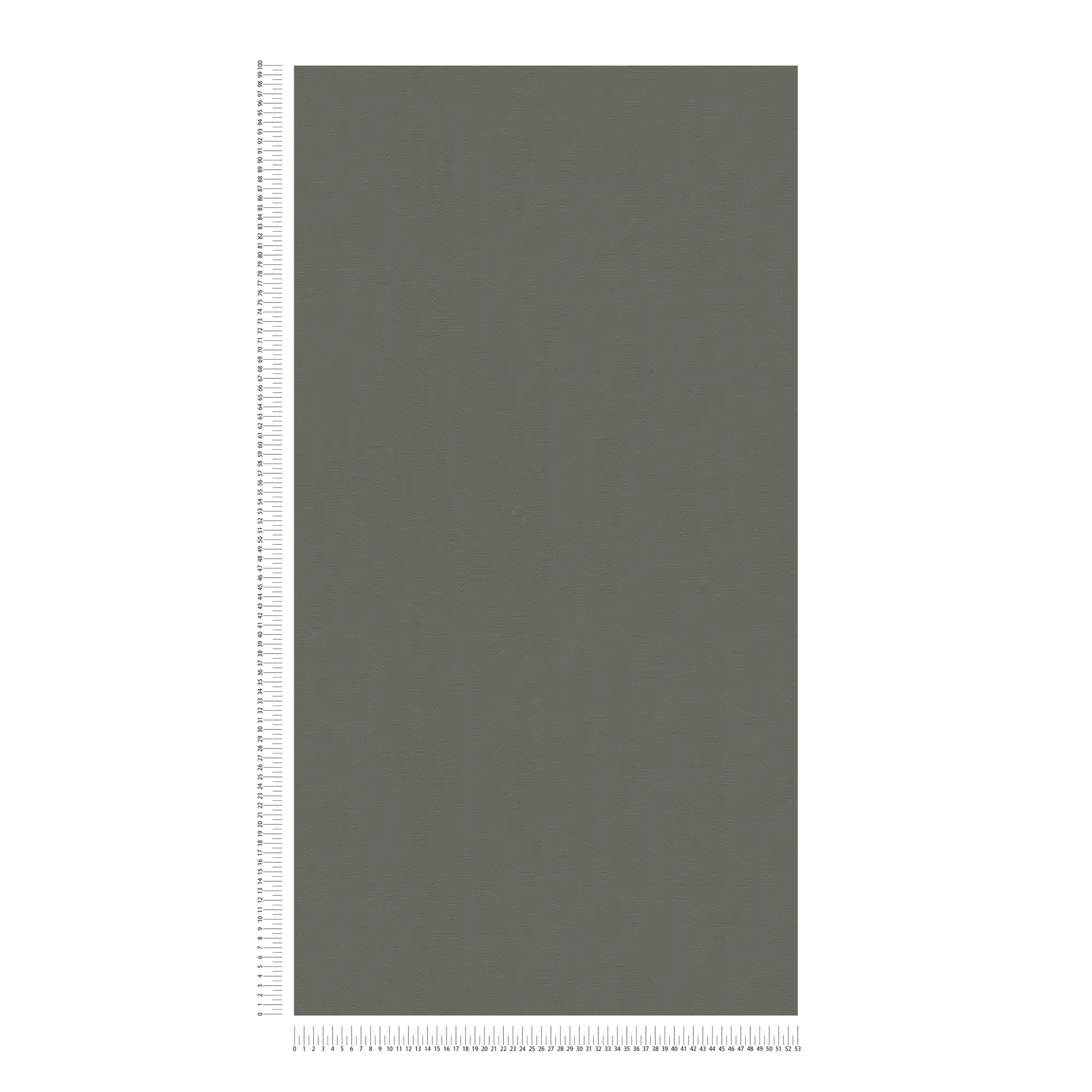             Papel pintado no tejido liso caqui oscuro, satinado - gris
        