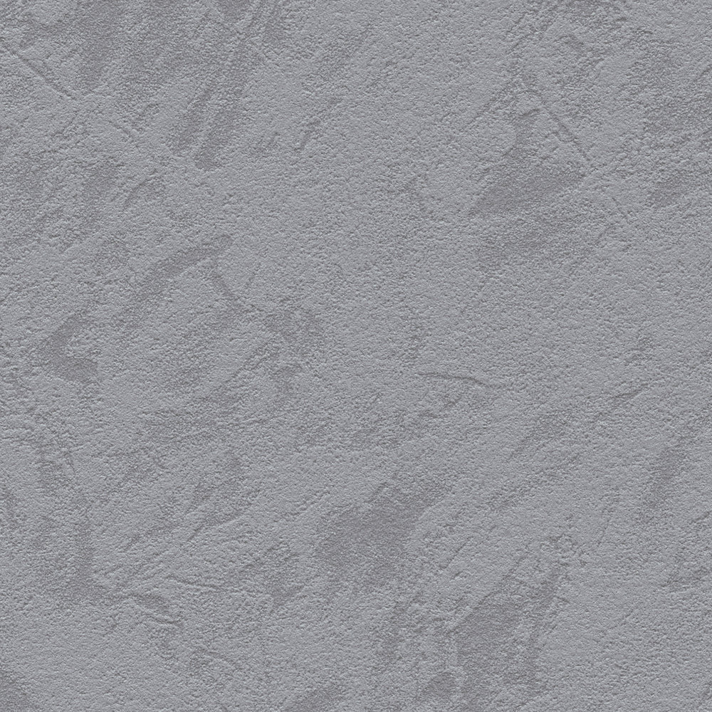             Anthracite grey pattern wallpaper with plaster look - grey
        
