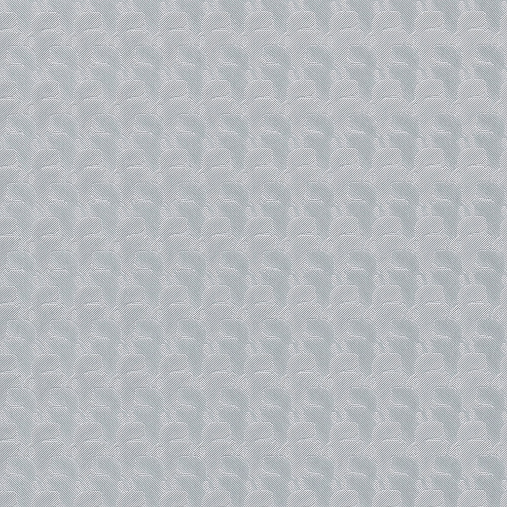             Wallpaper Karl LAGERFELD silver with profile motif - metallic
        
