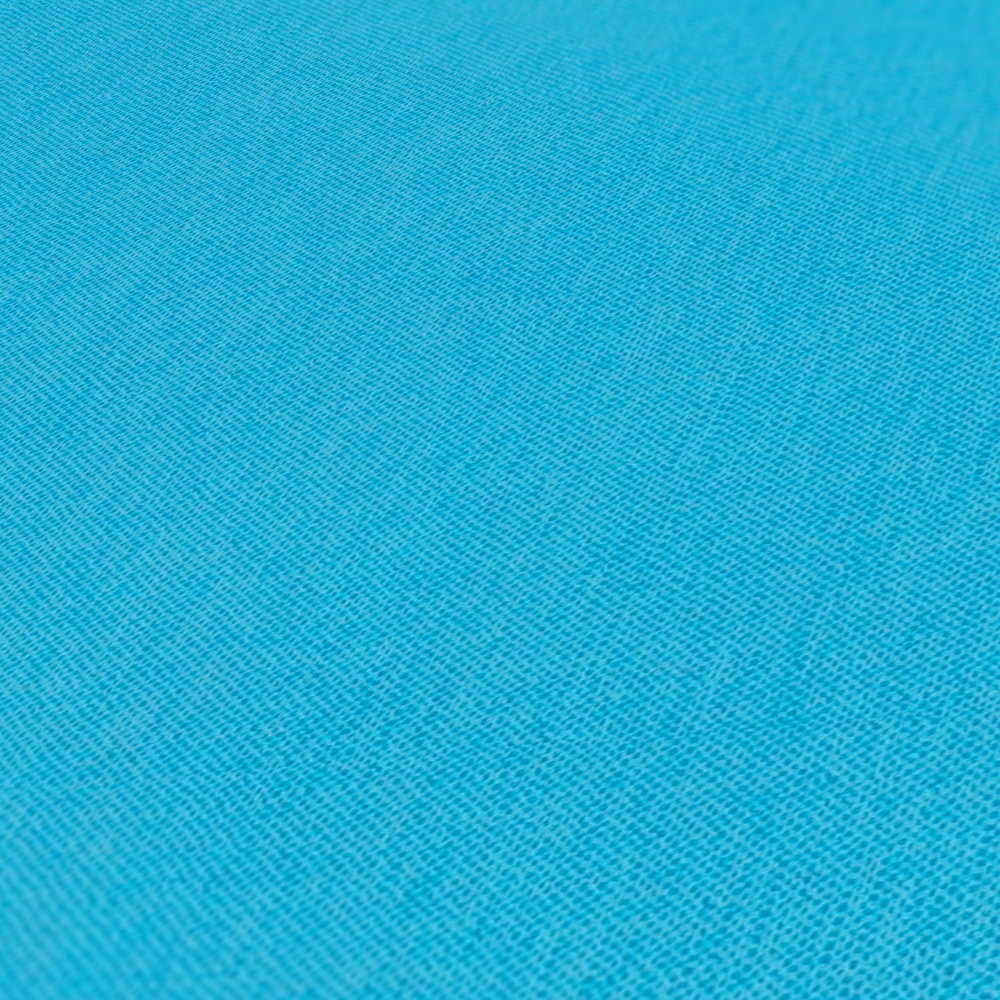             Papier peint uni bleu garçon aspect lin - bleu
        