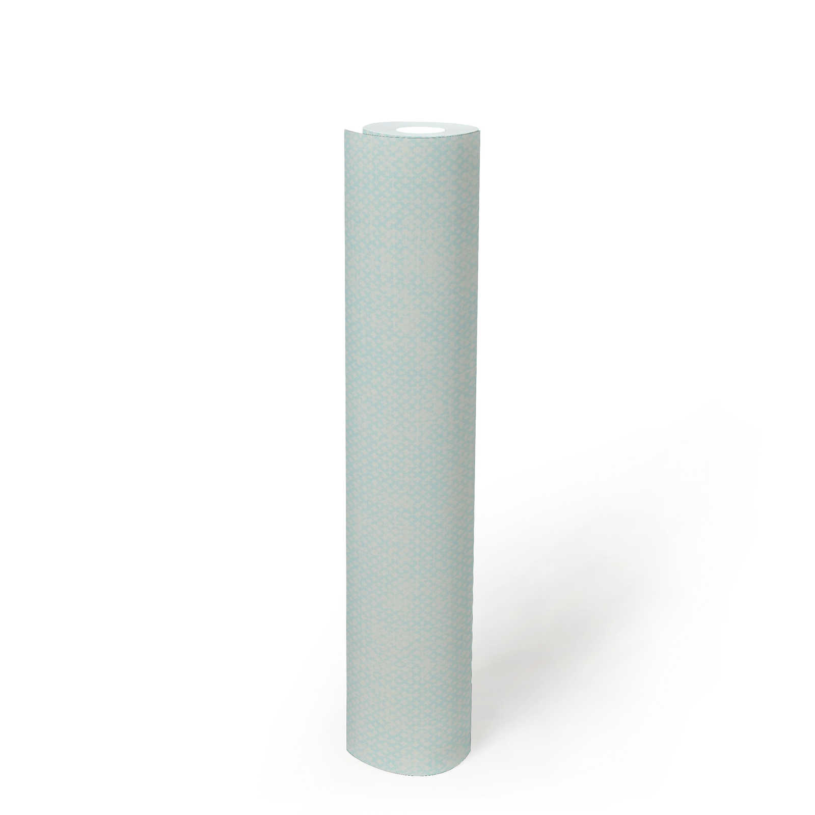             Non-woven wallpaper with fine textured pattern - blue, white
        