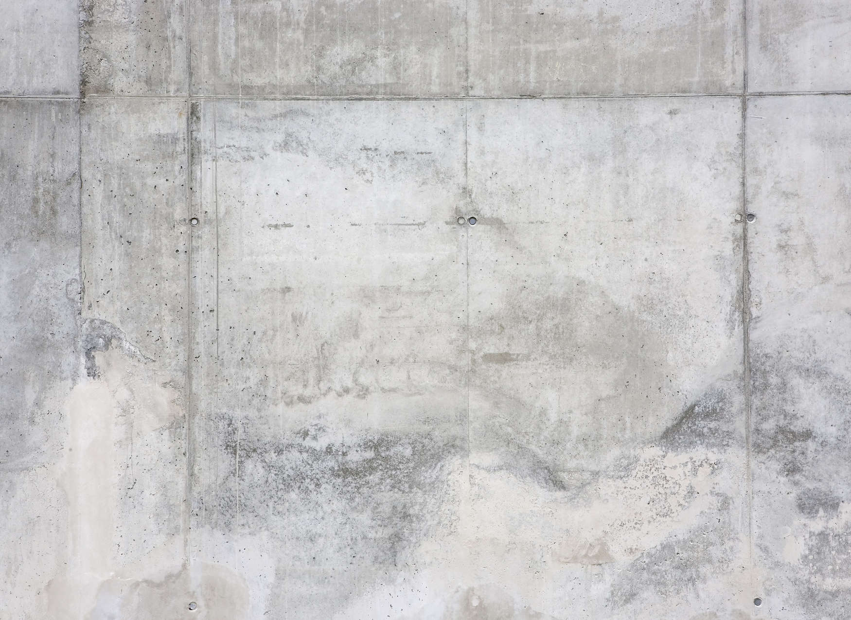             Carta da parati vintage in cemento con ottica 3D - Grigio, bianco
        