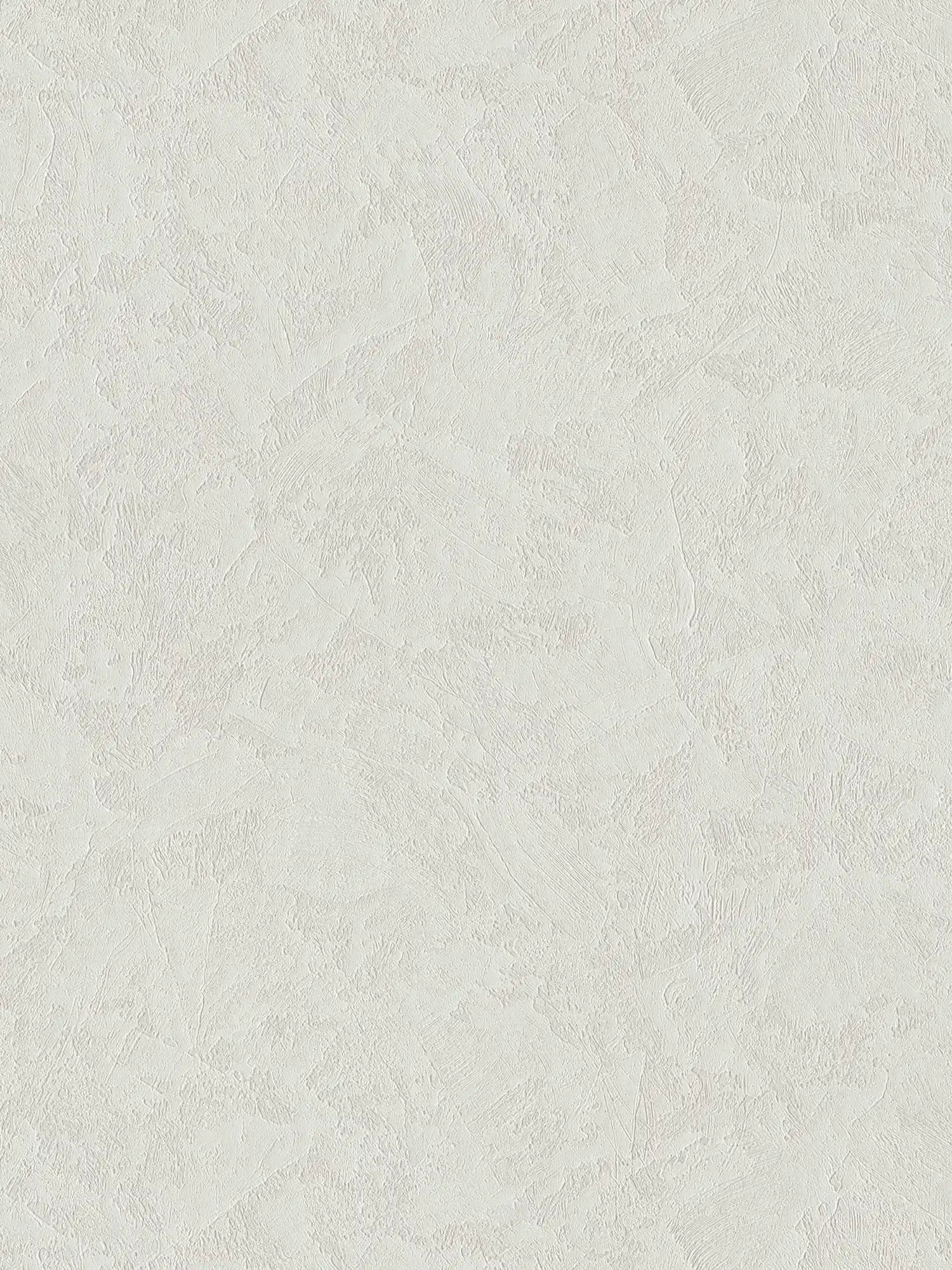 Wallpaper plain with structure and glitter effect in plaster look - light grey
