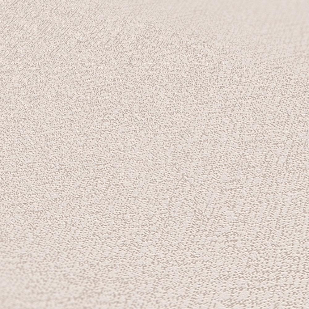             Papier peint beige clair aspect lin avec motifs structurés - beige
        