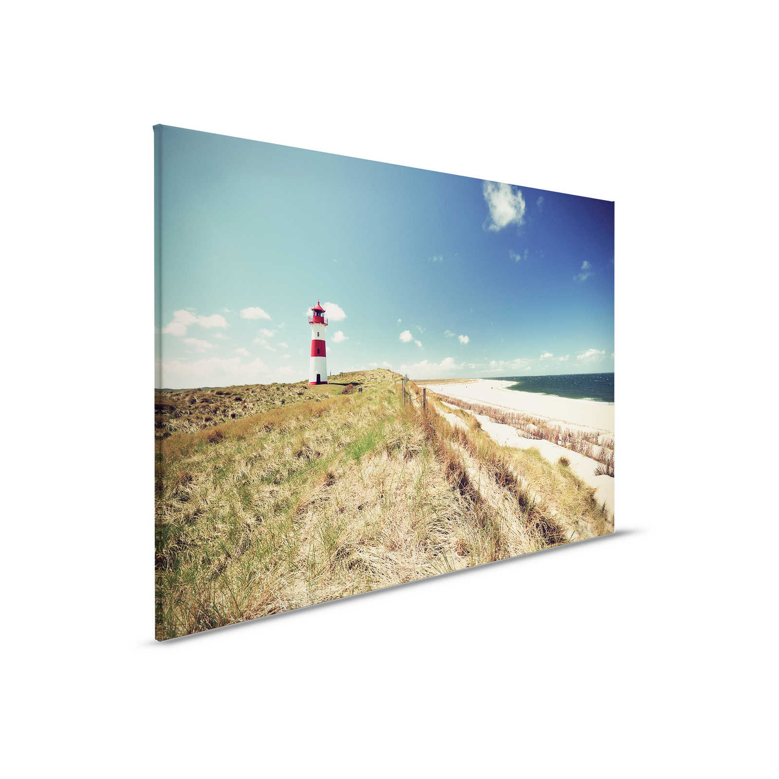         Canvas with beach landscape with lighthouse - 0.90 m x 0.60 m
    