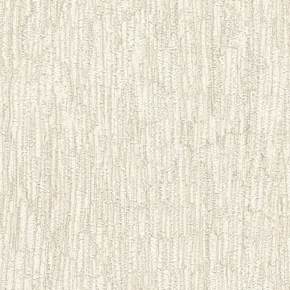             Papel pintado no tejido con aspecto de escayola, ligeramente texturado - beige, crema, plata
        