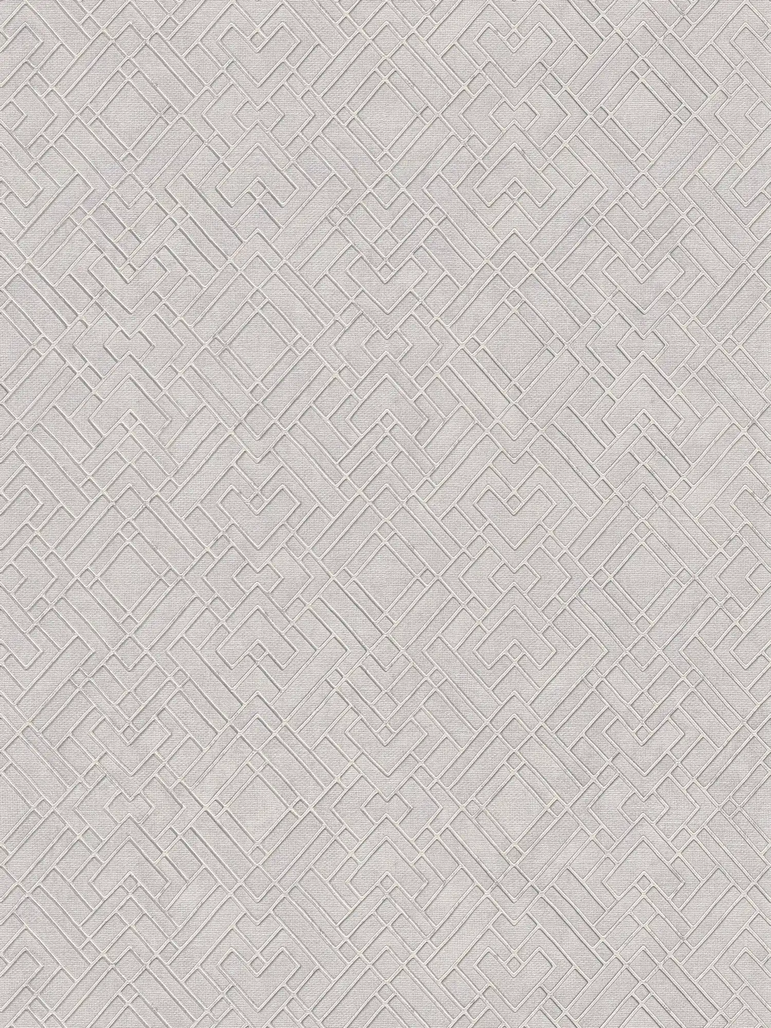             Zilverkleurig behangpapier met metallic lijnenspel - grijs
        