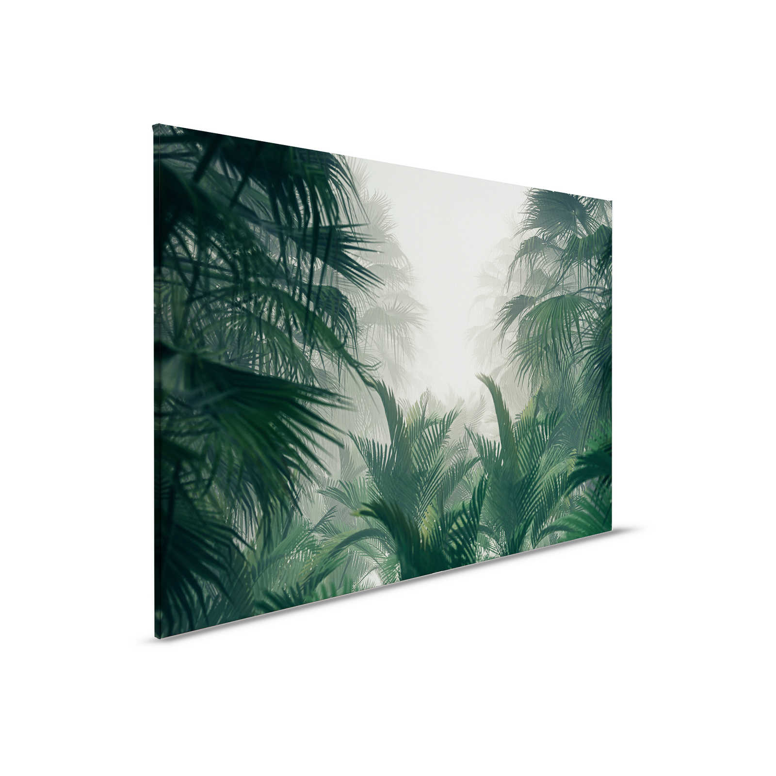 Regenseizoen Jungle Uitzicht Canvas Schilderij - 0,90 m x 0,60 m
