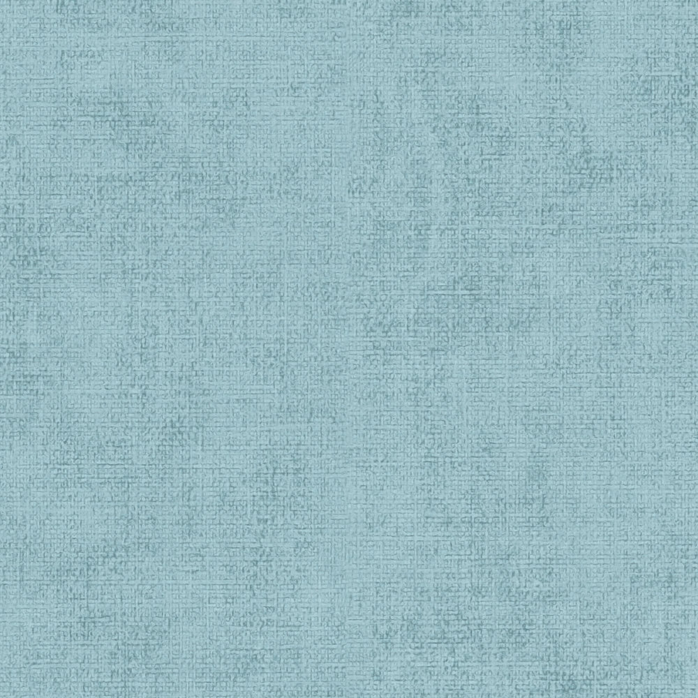             Papel pintado liso, aspecto de lino y estilo escandinavo - azul
        