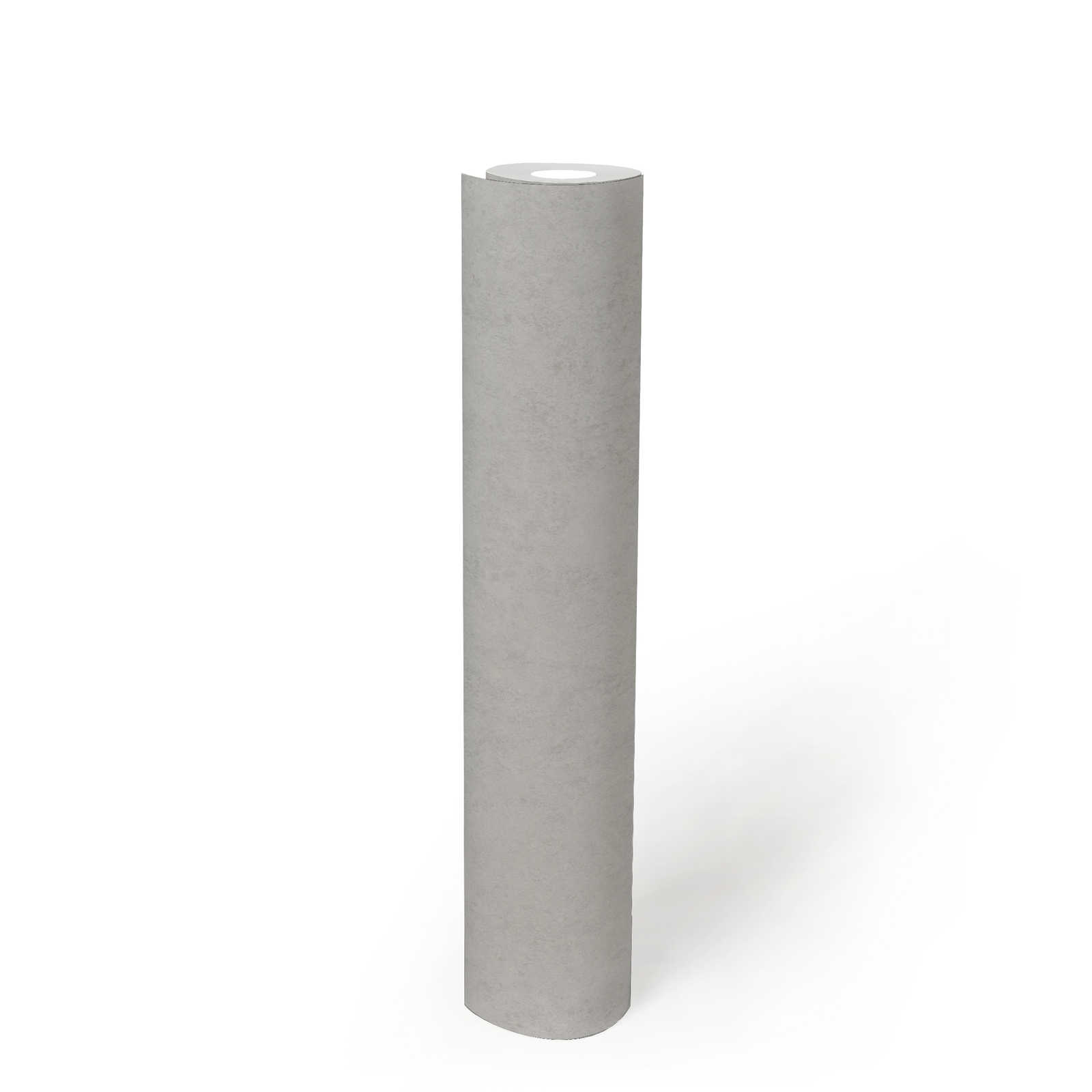             Plain wallpaper in plaster look - grey
        
