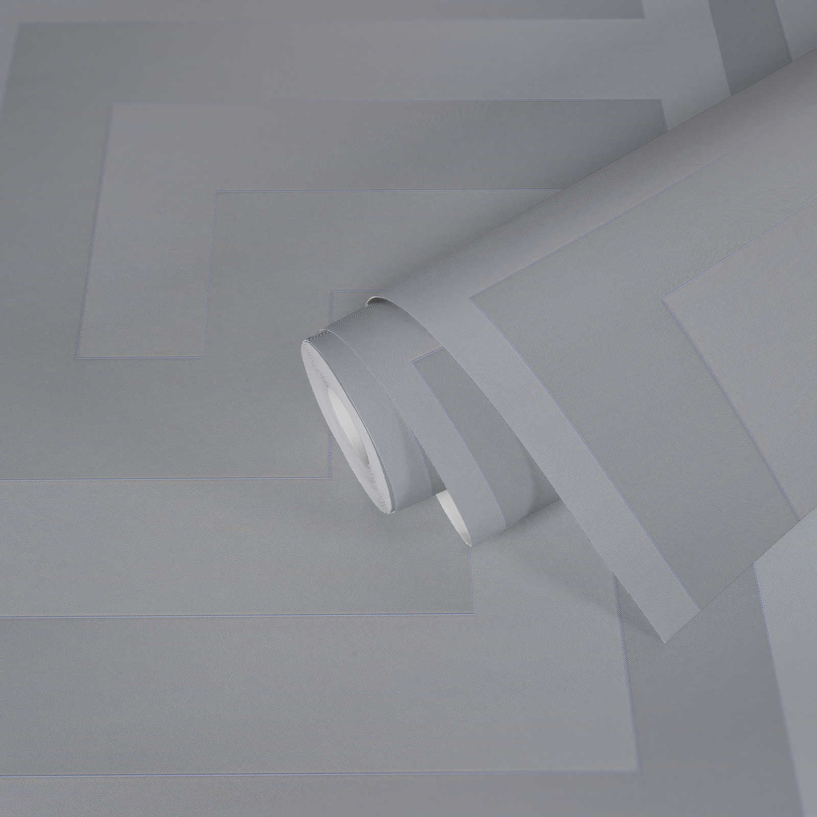             VERSACE zilverkleurig behangpapier met structuureffect - metallic
        