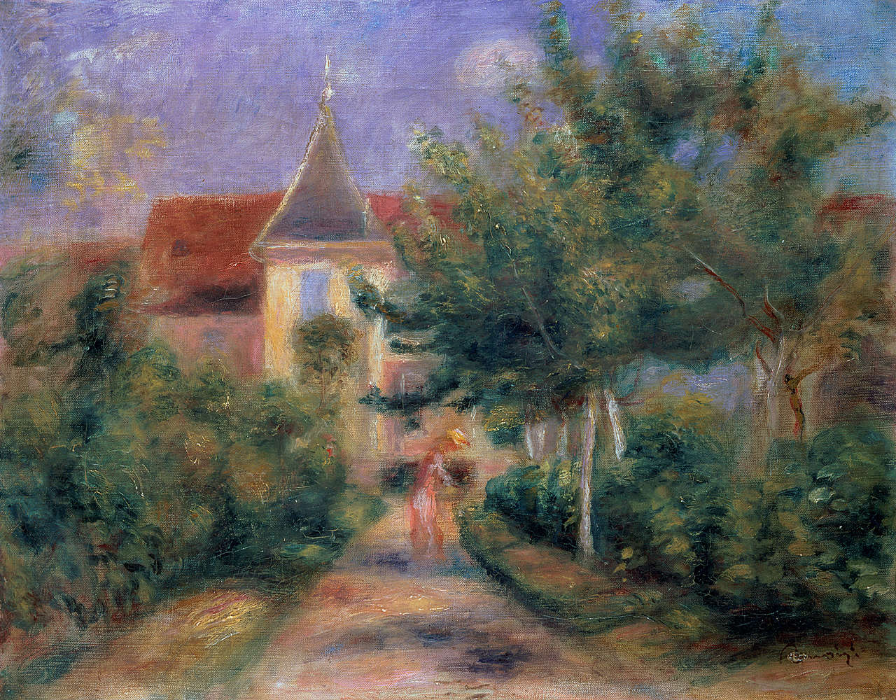             Fotomurali "Casa di Renoir a Essoyes" di Pierre Auguste Renoir
        