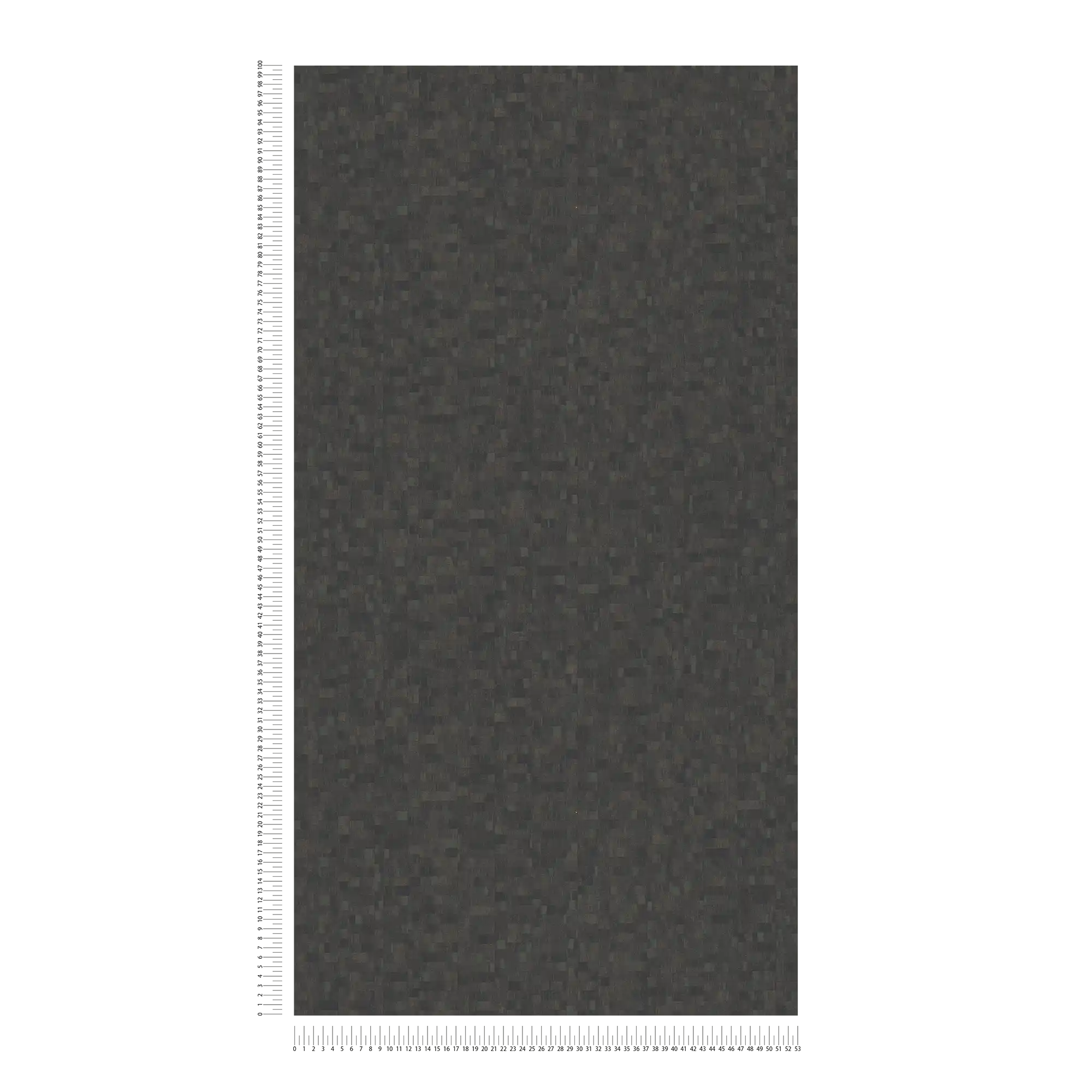             Carta da parati in tessuto non tessuto con struttura ed effetto mosaico - marrone, nero
        