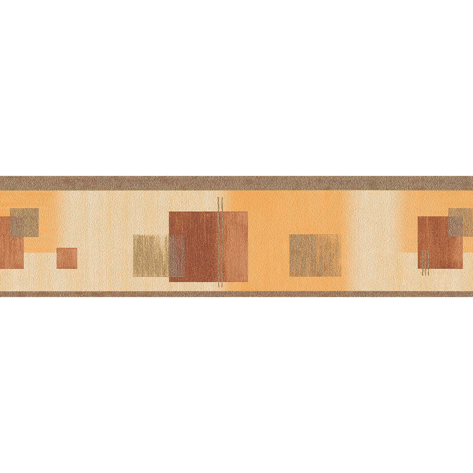         Abstract wallpaper border with metallic accents - orange, brown
    