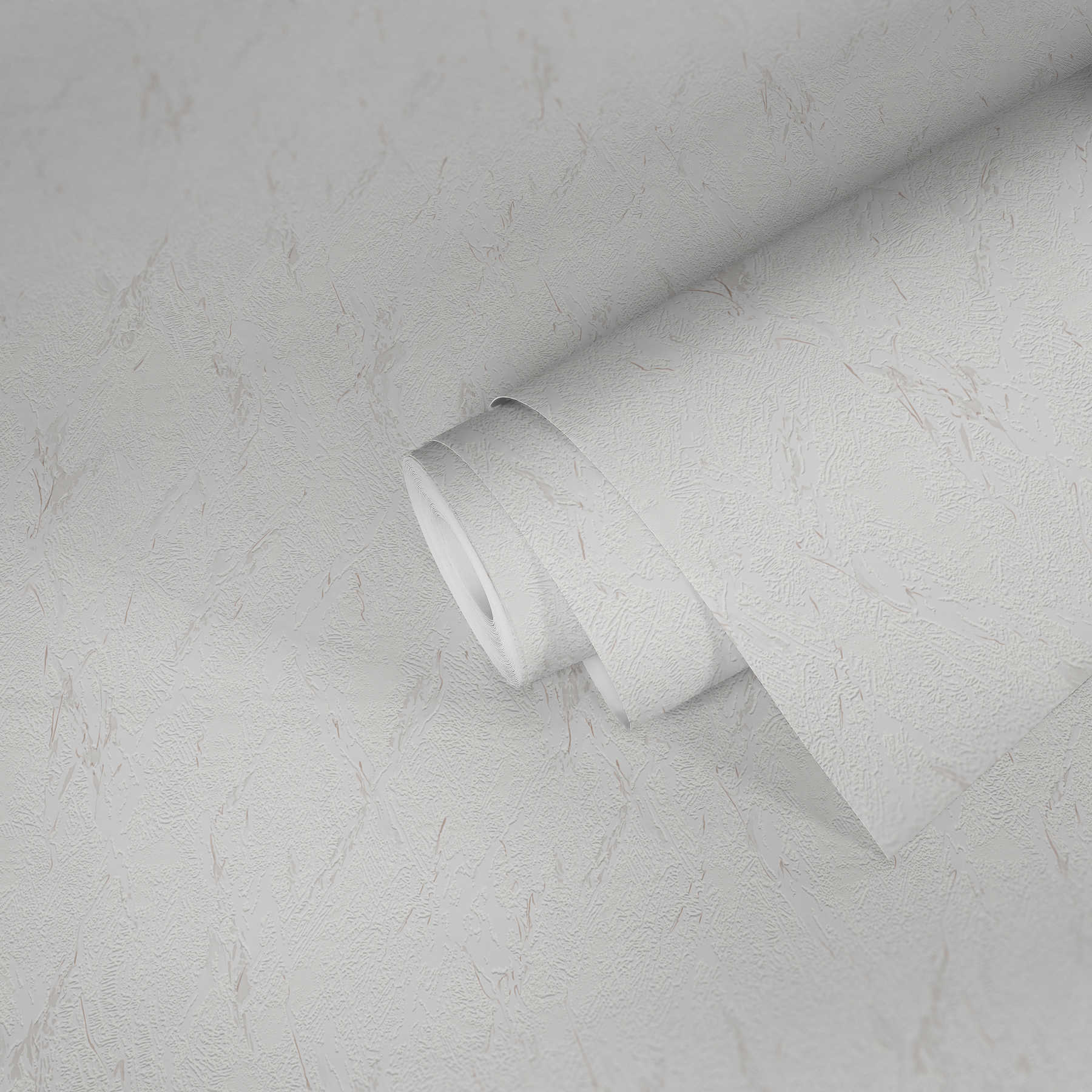             Gestructureerd Papierbehang met gipslook - bruin, wit
        