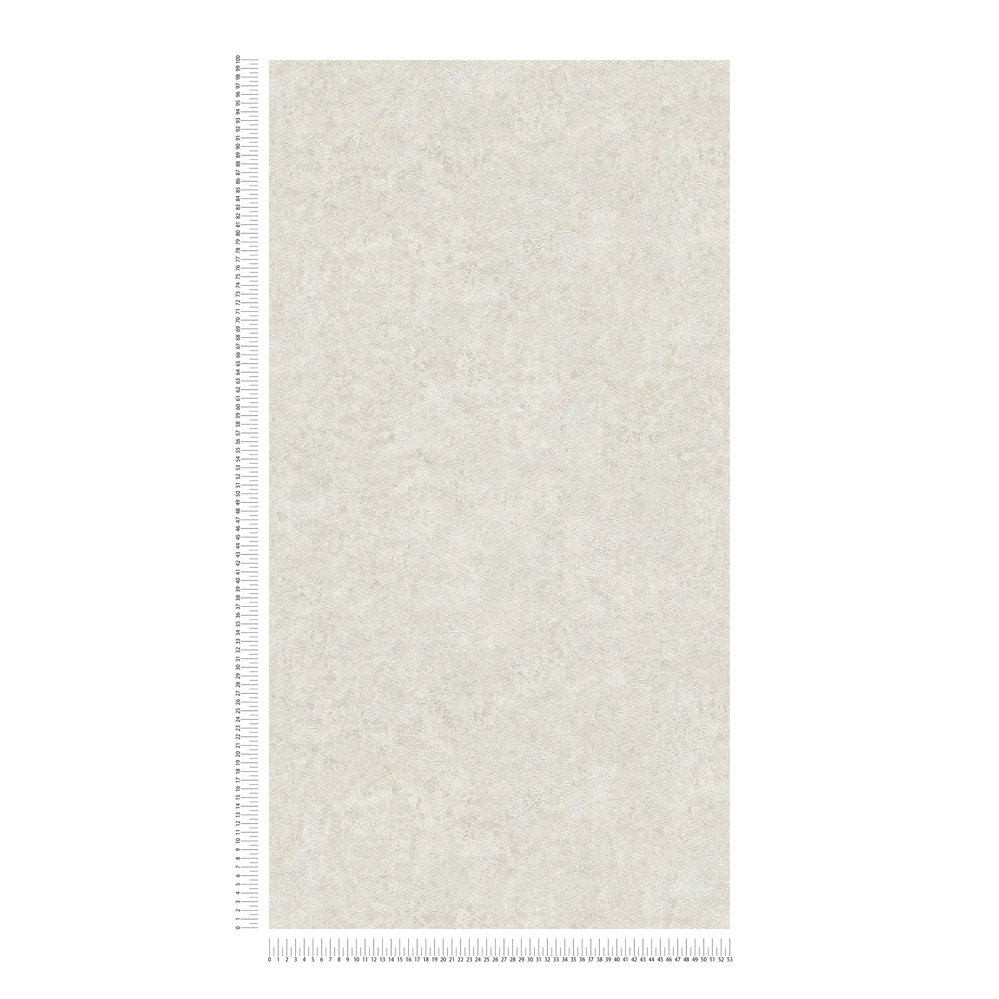             Carta da parati in tessuto non tessuto con effetto metallico e aspetto usato - crema, grigio
        