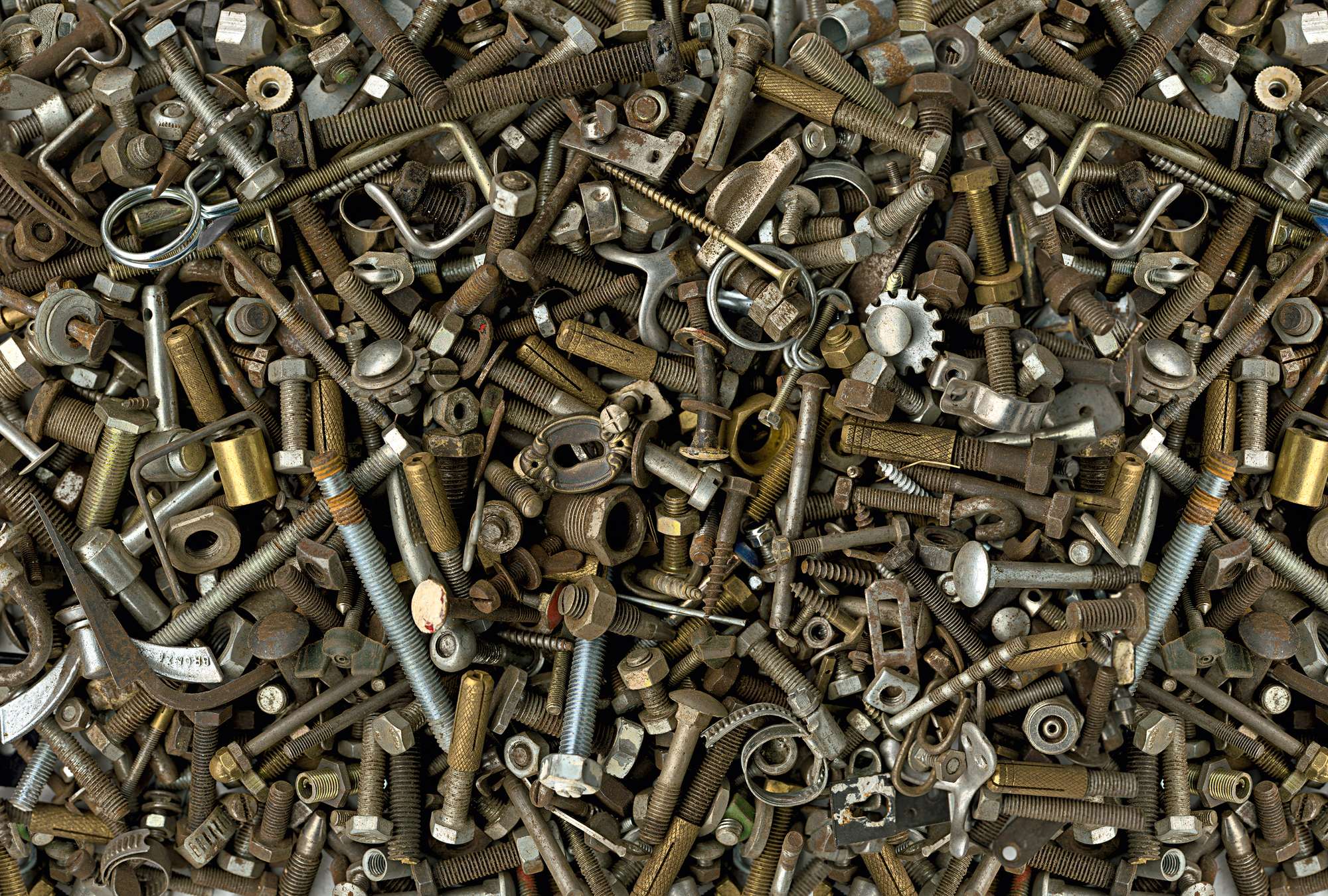             Photo wallpaper detail of screws
        