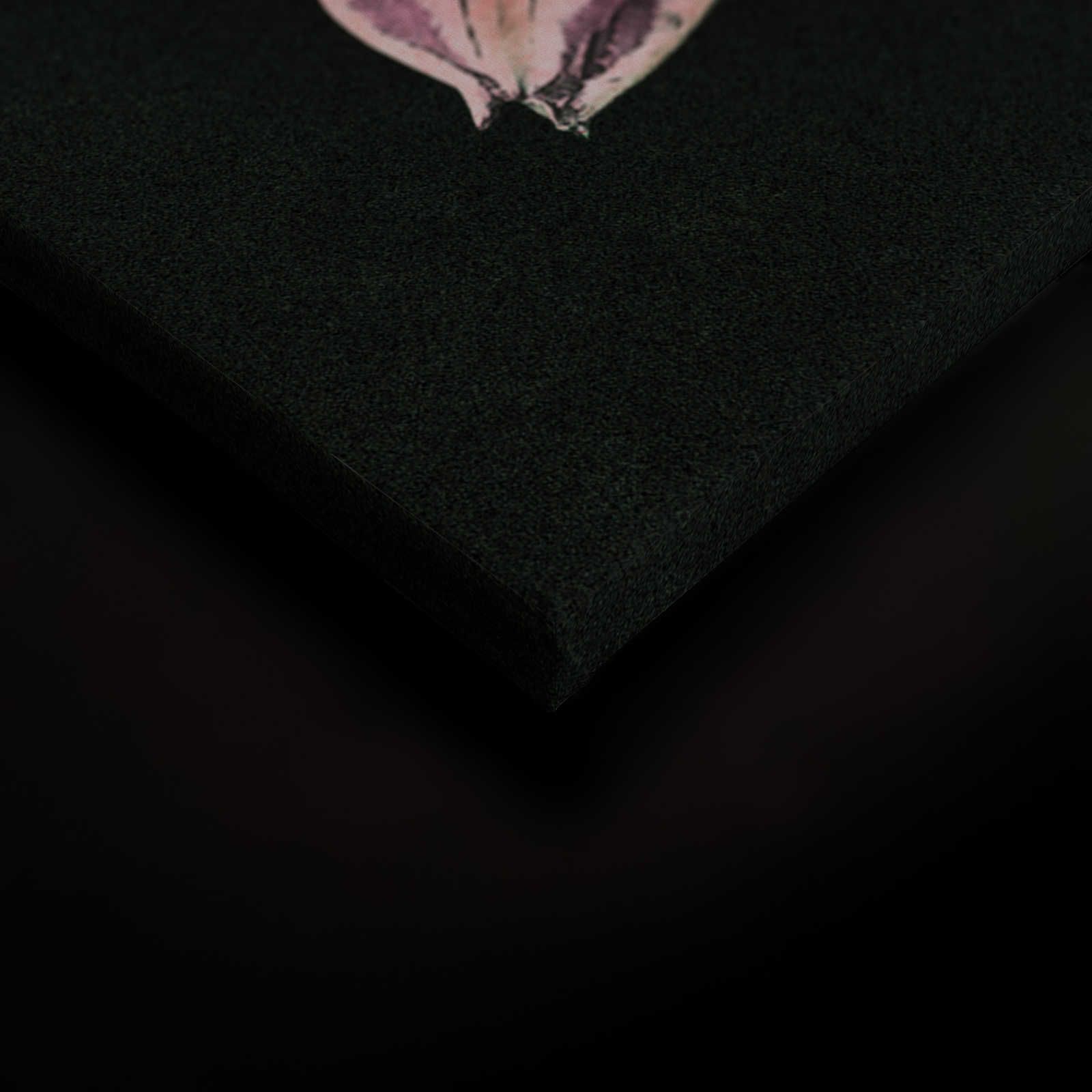             Drama queen 3 - Toile bouquet de fleurs romantique - 1,20 m x 0,80 m
        