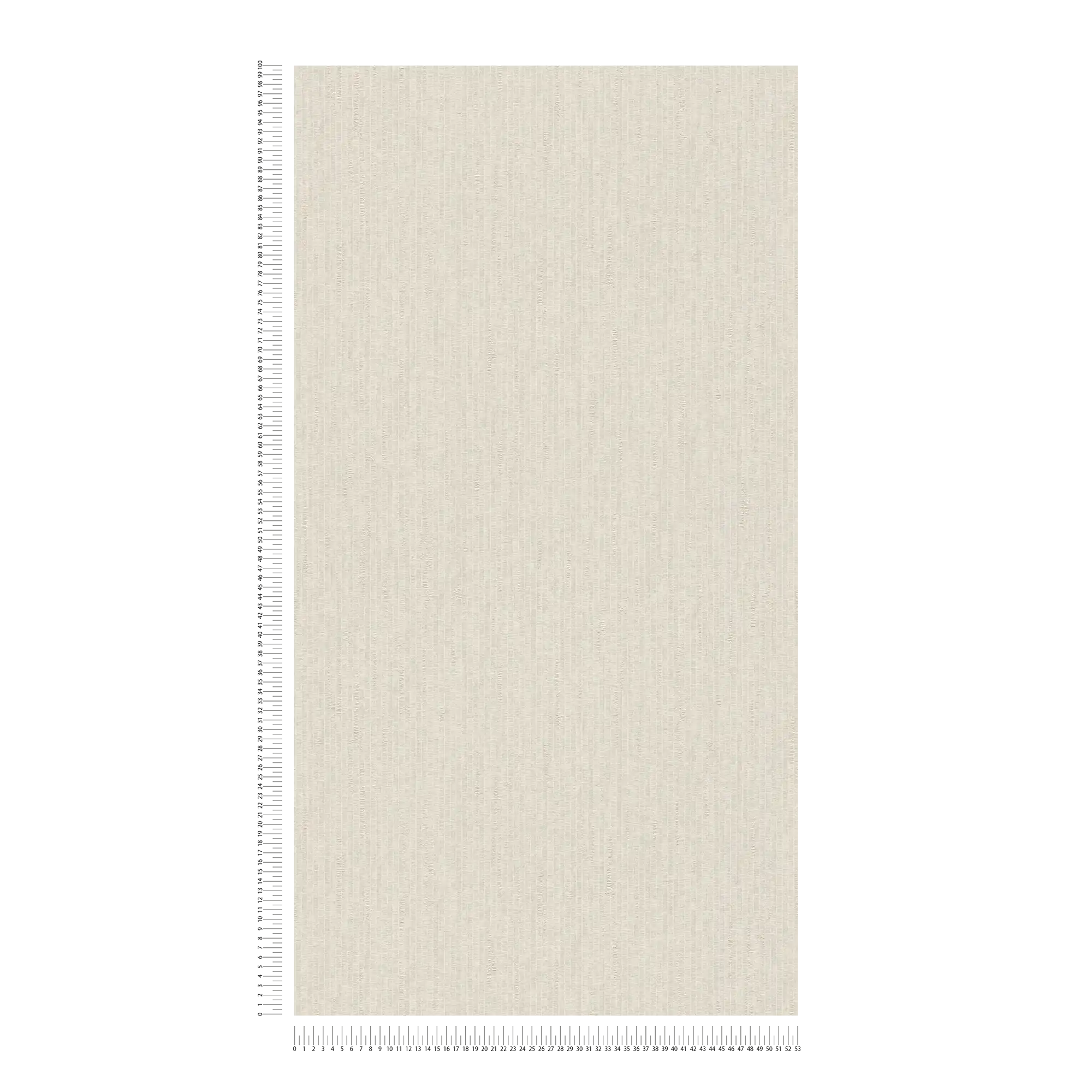             Carta da parati bianco crema con effetto shimmer e aspetto tessile - bianco
        