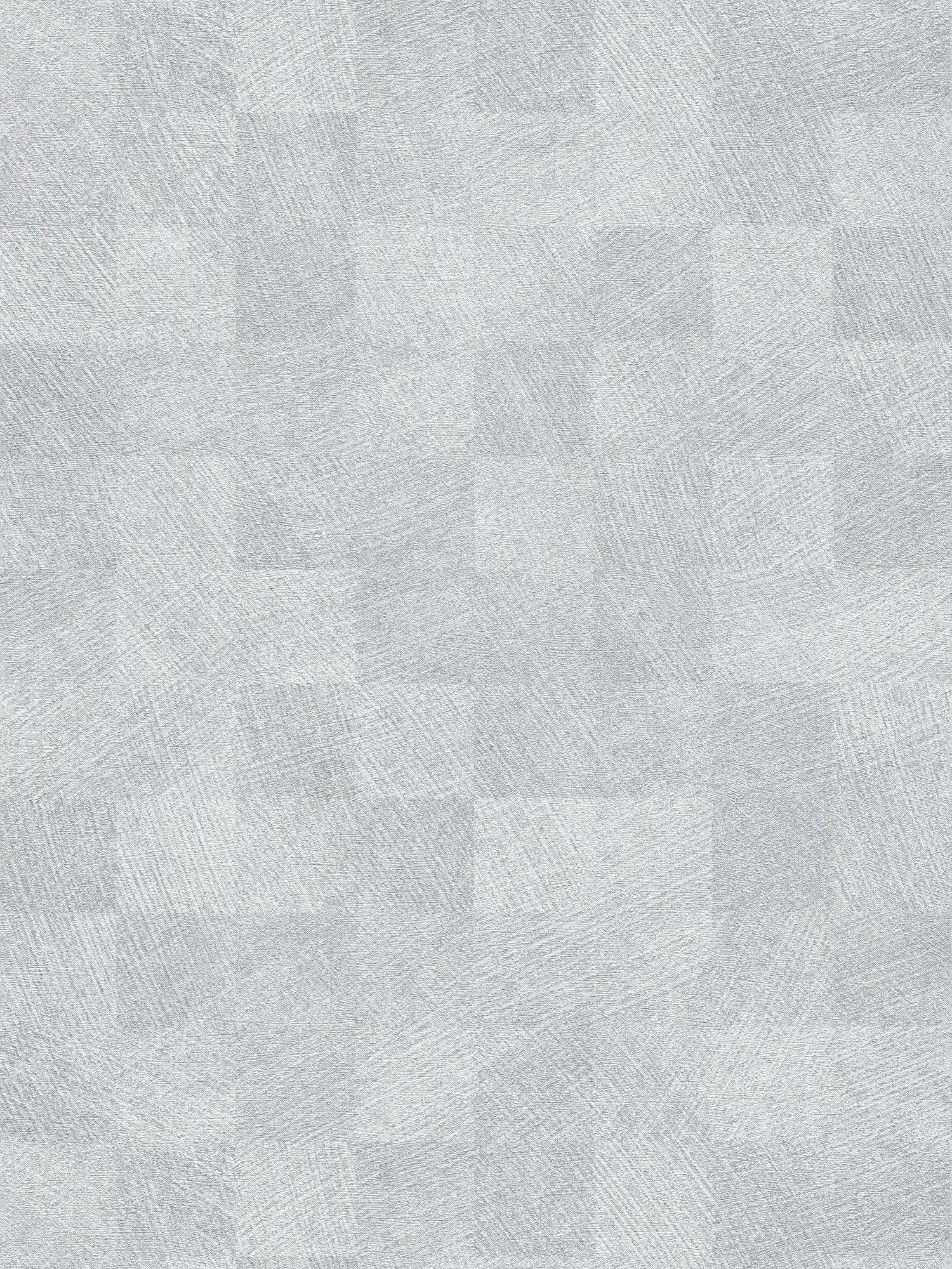         Metallic wallpaper check pattern with gloss effect - grey
    