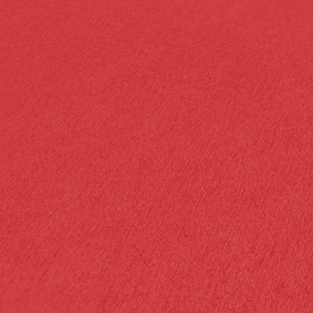             Papier peint lisse chambre enfant uni - rouge
        