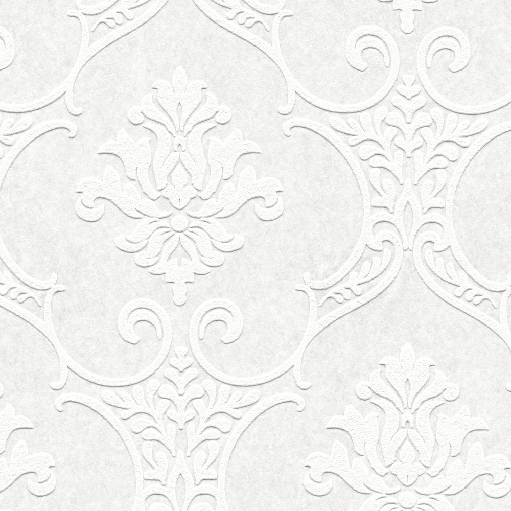             Paintable wallpaper ornament pattern in vintage style
        