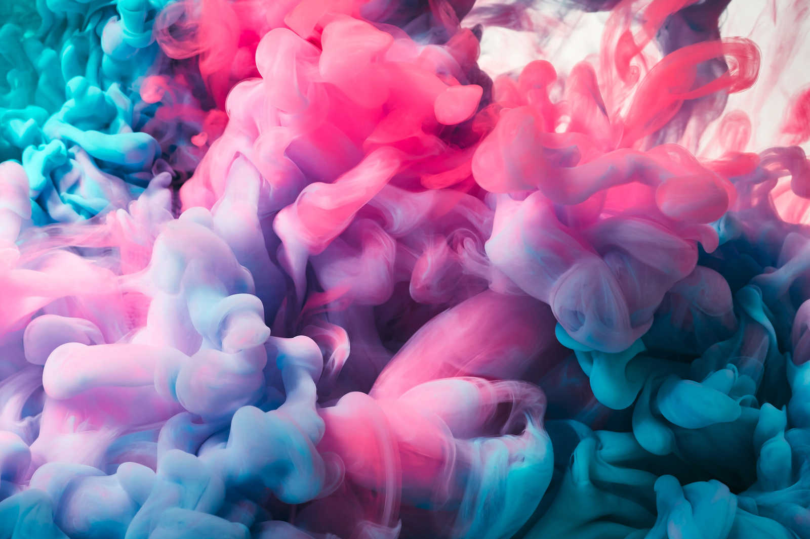             Gekleurd Rook Canvas |Roze, Blauw, Wit - 0.90 m x 0.60 m
        
