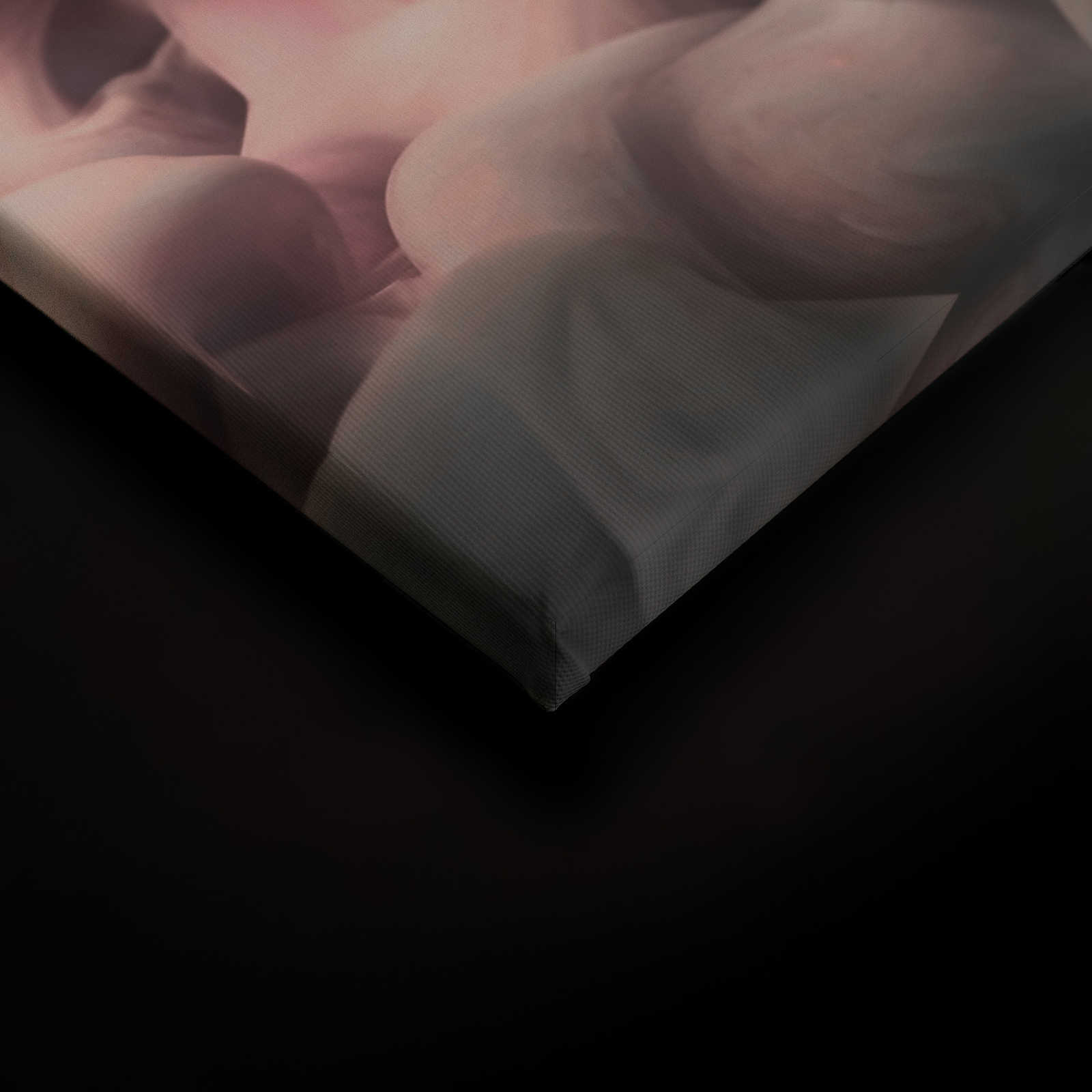             Gekleurd Rook Canvas | Roze, Grijs, Wit - 0.90 m x 0.60 m
        