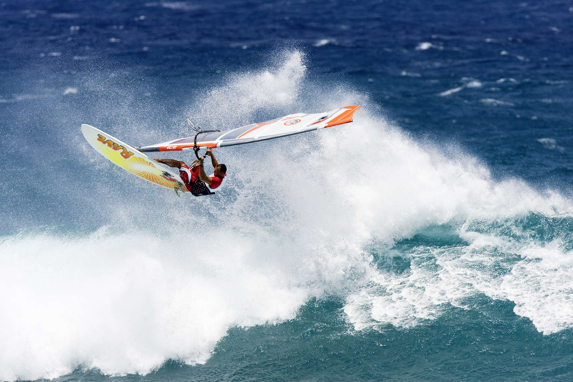             Carta da parati mare con windsurf - Premium Smooth Fleece
        