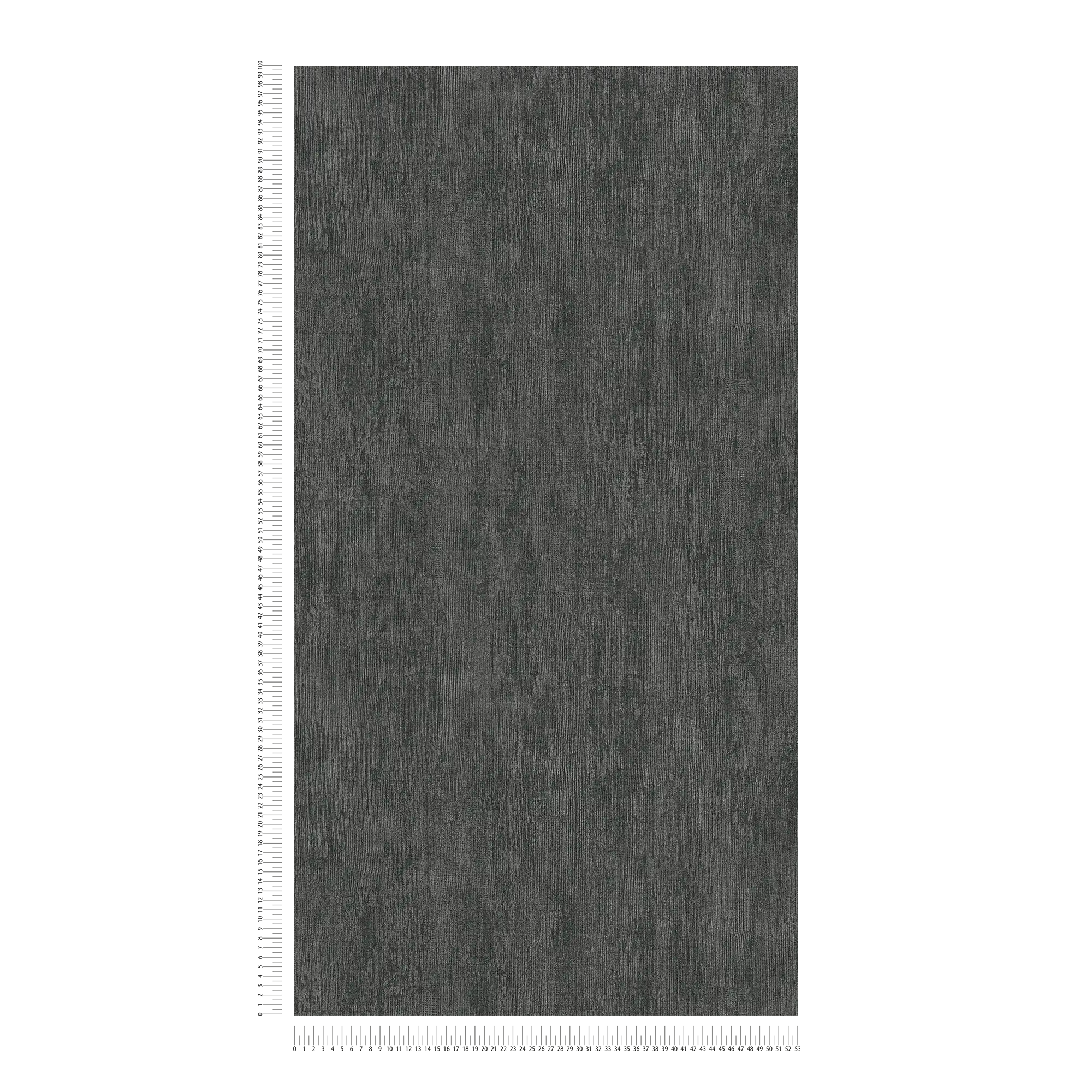            Metal wallpaper with rustic design - grey, black
        