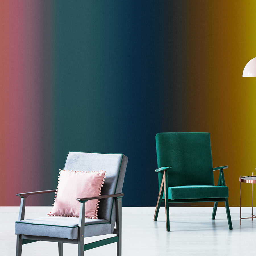Over the Rainbow 1 - Muurschildering kleurenspectrum regenboog modern
